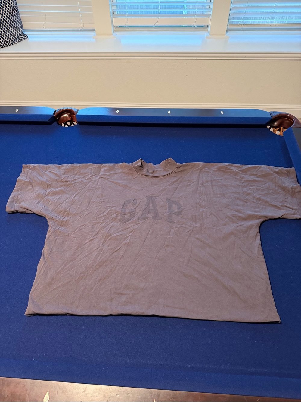 GAP Brown Faded Logo Short Sleeve Tee